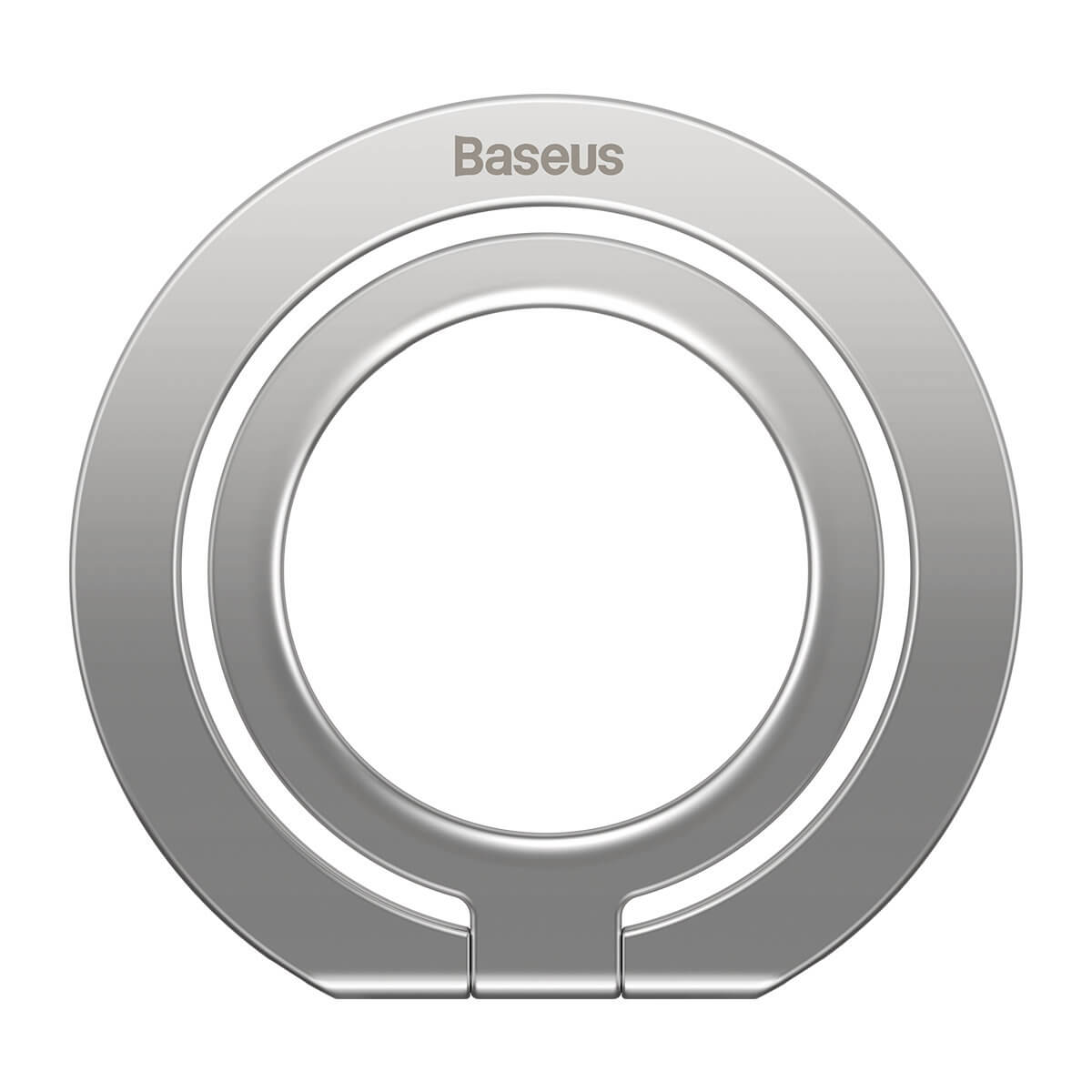 Baseus Halo Magnetic Ring Holder - Δαχτυλίδι Συγκράτησης Κινητού / Tablet - Βάση Στήριξης - Silver - SUCH000012