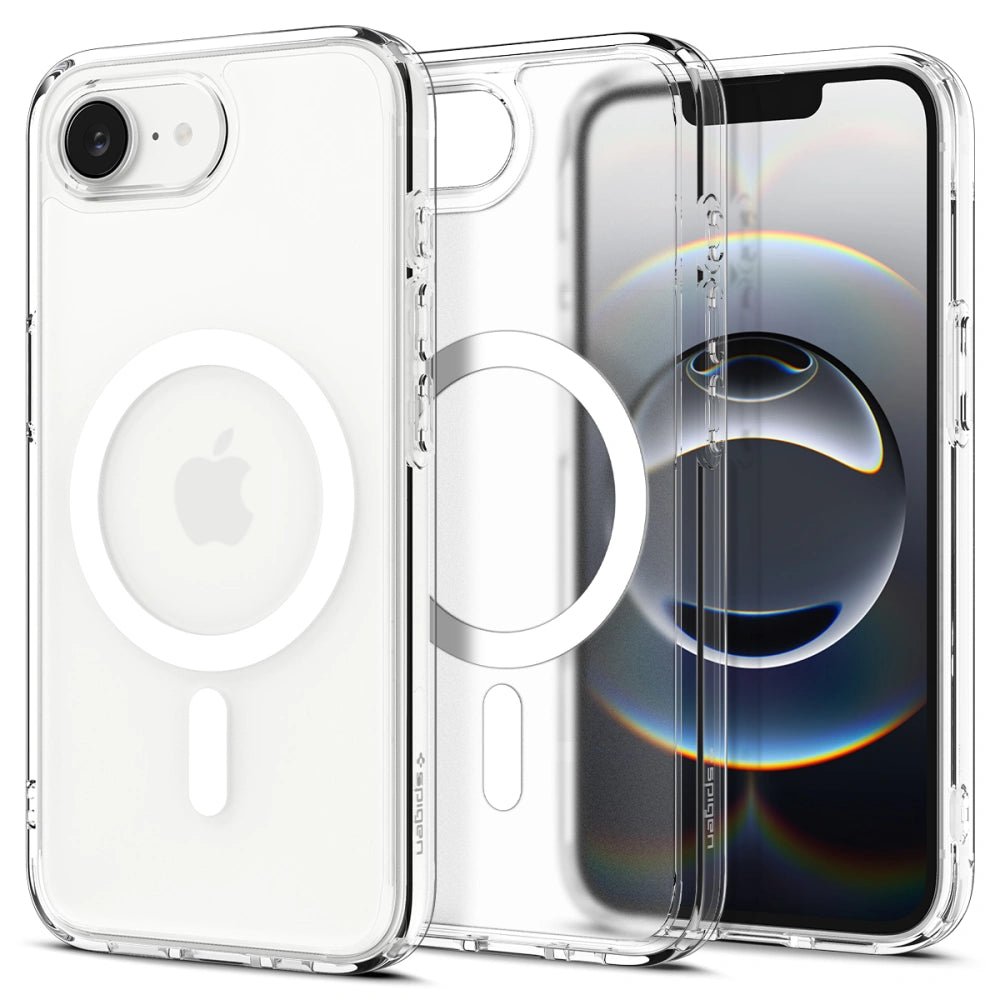 Spigen iPhone 16e Ultra Hybrid Mag Σκληρή Θήκη με Πλαίσιο Σιλικόνης Και MagSafe - Frost White