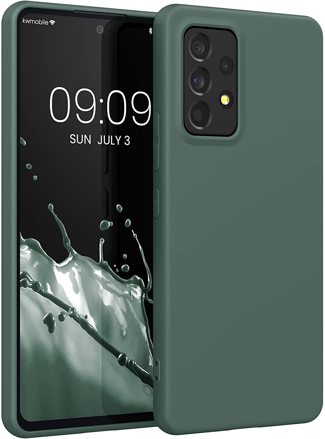 KW Samsung Galaxy A53 5G Θήκη Σιλικόνης TPU - Blue Green - 57808.171