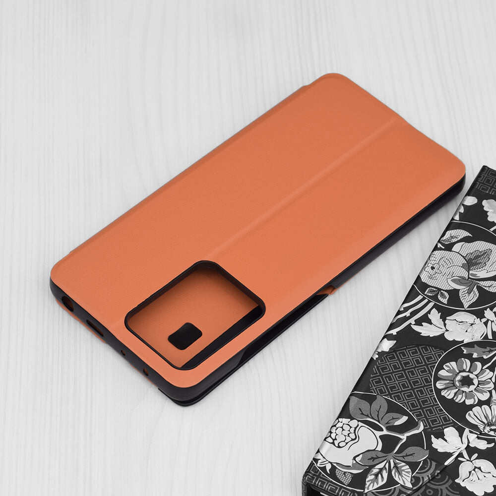 Techsuit Xiaomi Redmi Note 12 Pro / Poco X5 Pro 5G eFold Series Θήκη Βιβλίο - Orange