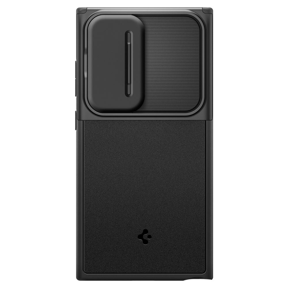 Spigen Samsung Galaxy S24 Ultra Optik Armor Θήκη Σιλικόνης με Κάλυμμα για την Κάμερα - Black