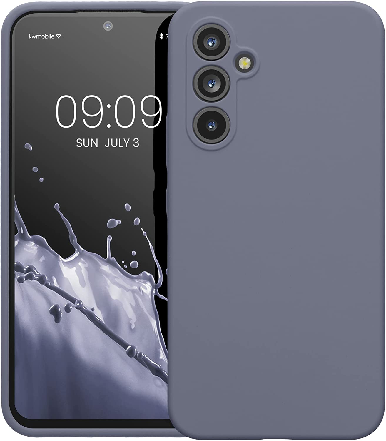 KW Samsung Galaxy A54 5G Θήκη Σιλικόνης Rubberized TPU - Matte Lavender Grey - 60795.136