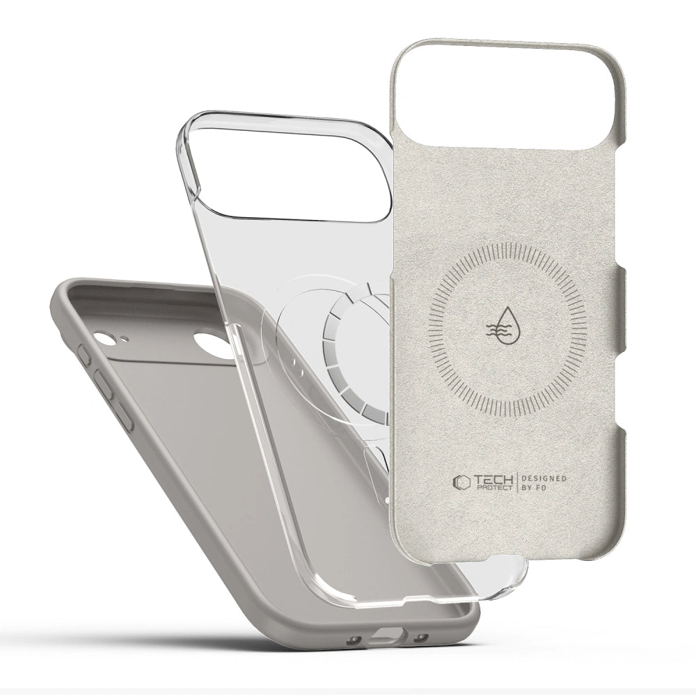 Tech-Protect iPhone Air Silicone MagSafe - Θήκη Σιλικόνης TPU - Stone Grey