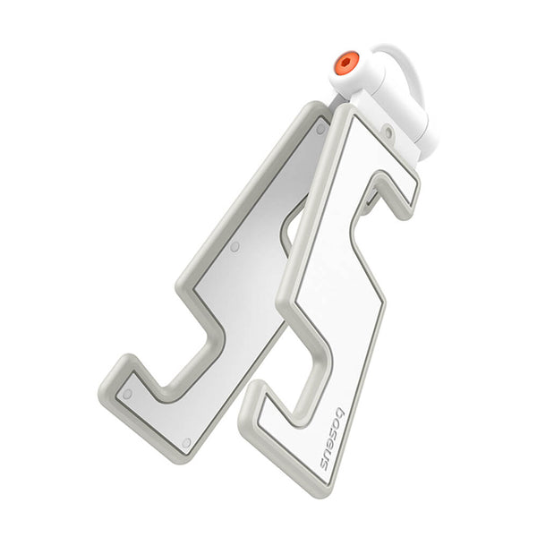 Baseus Biaxial Επιτραπέζια Bάση Tηλεφώνου για το Γραφείο - Moon White