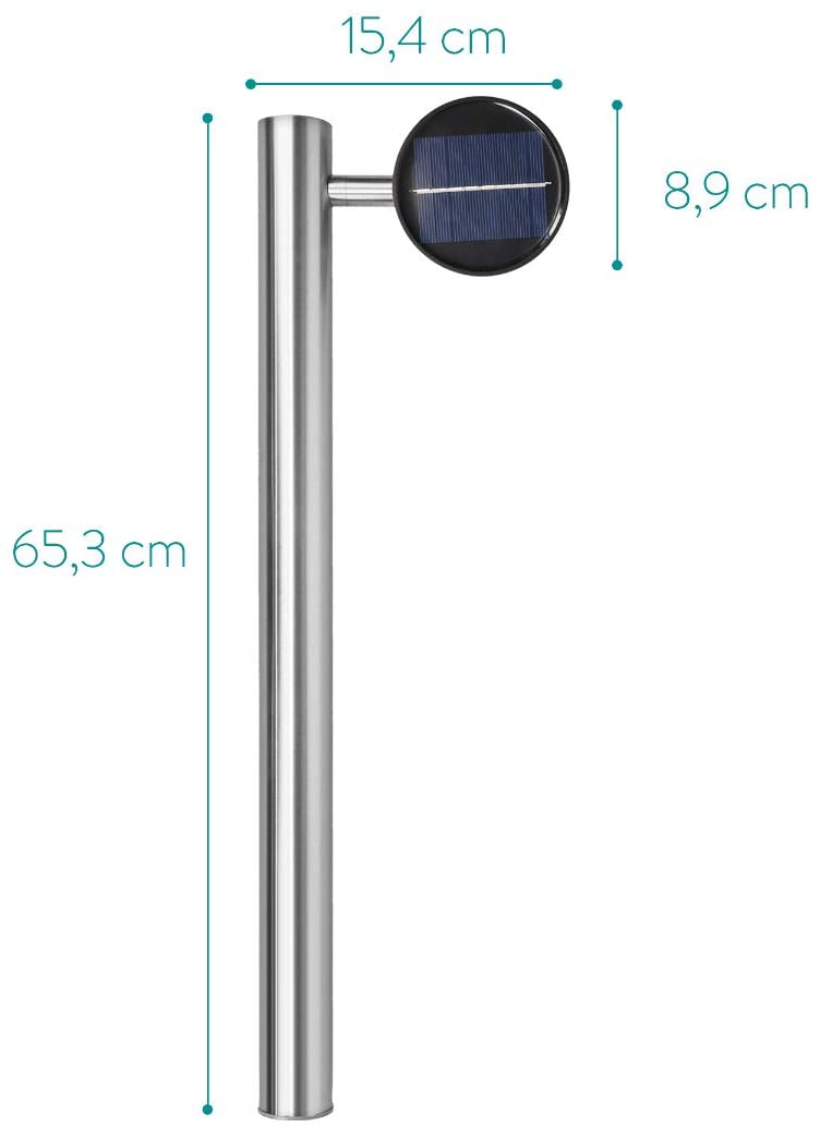 Navaris Solar Garden Light Ηλιακό LED Φωτιστικό Εξωτερικού Χώρου - Ornamental Torch - 51103.01.01