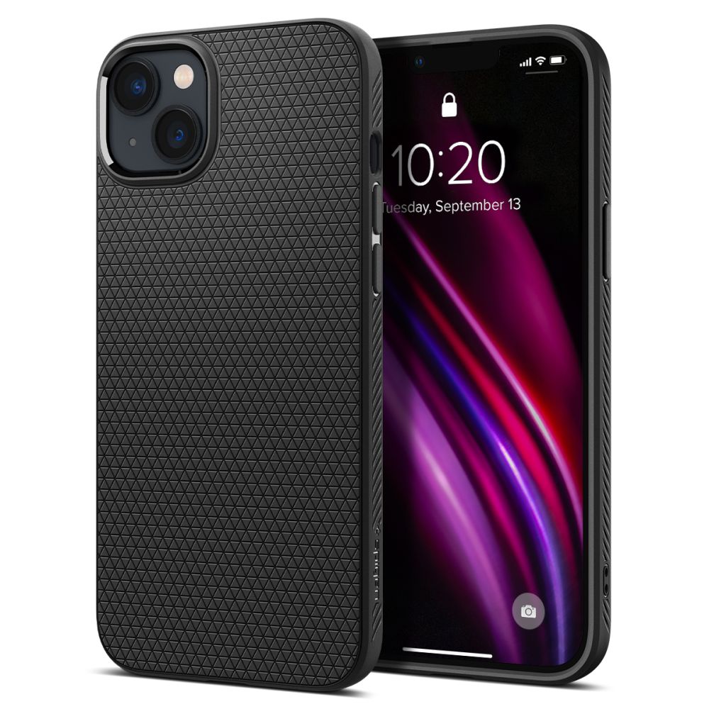 Spigen iPhone 14 Plus / iPhone 15 Plus Liquid Air Θήκη Σιλικόνης - Matte Black