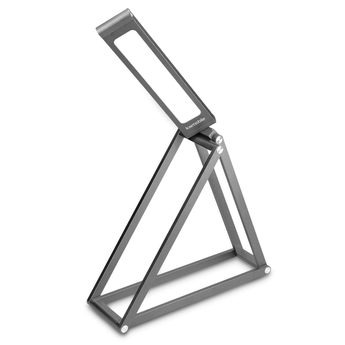 KW LED Folding Desk Lamp Επαναφορτιζόμενο Αναδιπλούμενο Μεταλλικό Φωτιστικό με καλώδιο Micro USB - Anthracite - 45535.73