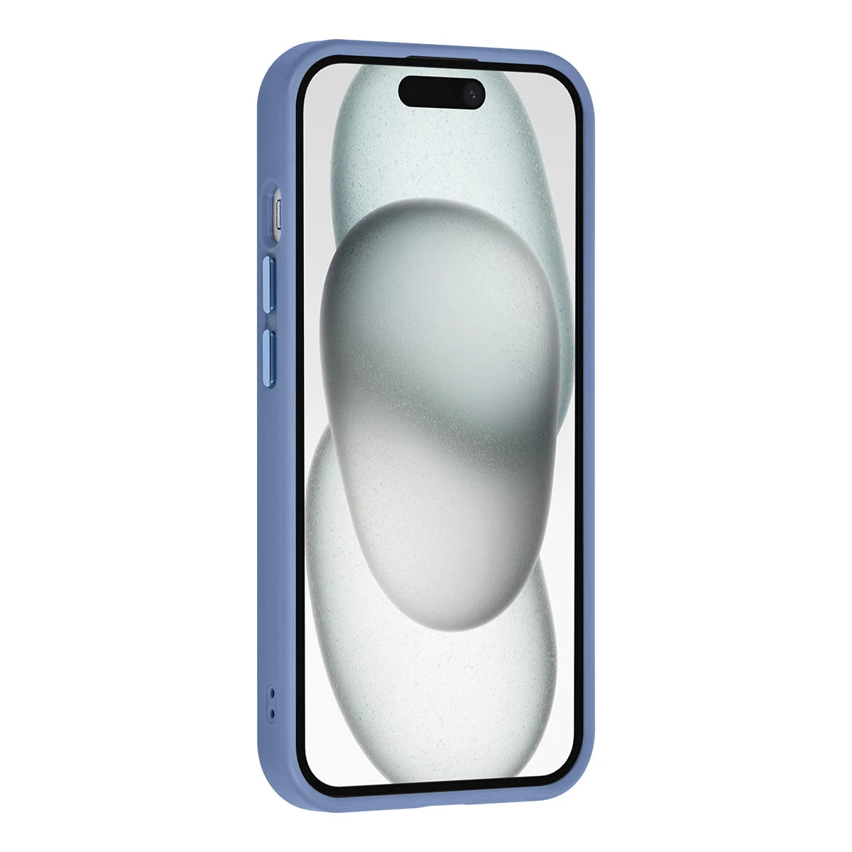 Tuniq iPhone 15 - Σκληρή Θήκη με Πλαίσιο Σιλικόνης - Ανοιχτό Μπλε / Διάφανο