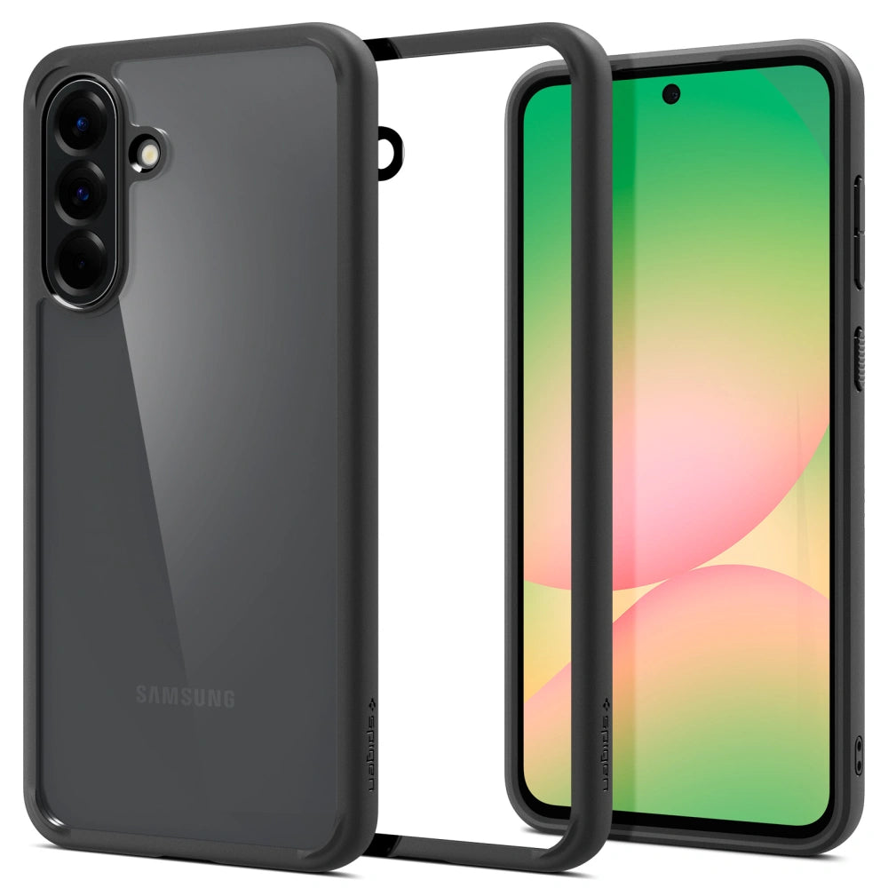 Spigen Samsung Galaxy A56 5G Ultra Hybrid - Σκληρή Θήκη με Πλαίσιο Σιλικόνης - Matte Black / Clear