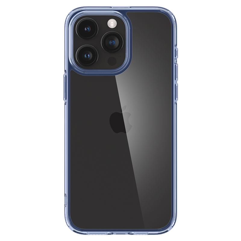 Spigen iPhone 15 Pro Ultra Hybrid Σκληρή Θήκη με Πλαίσιο Σιλικόνης - Sky Crystal