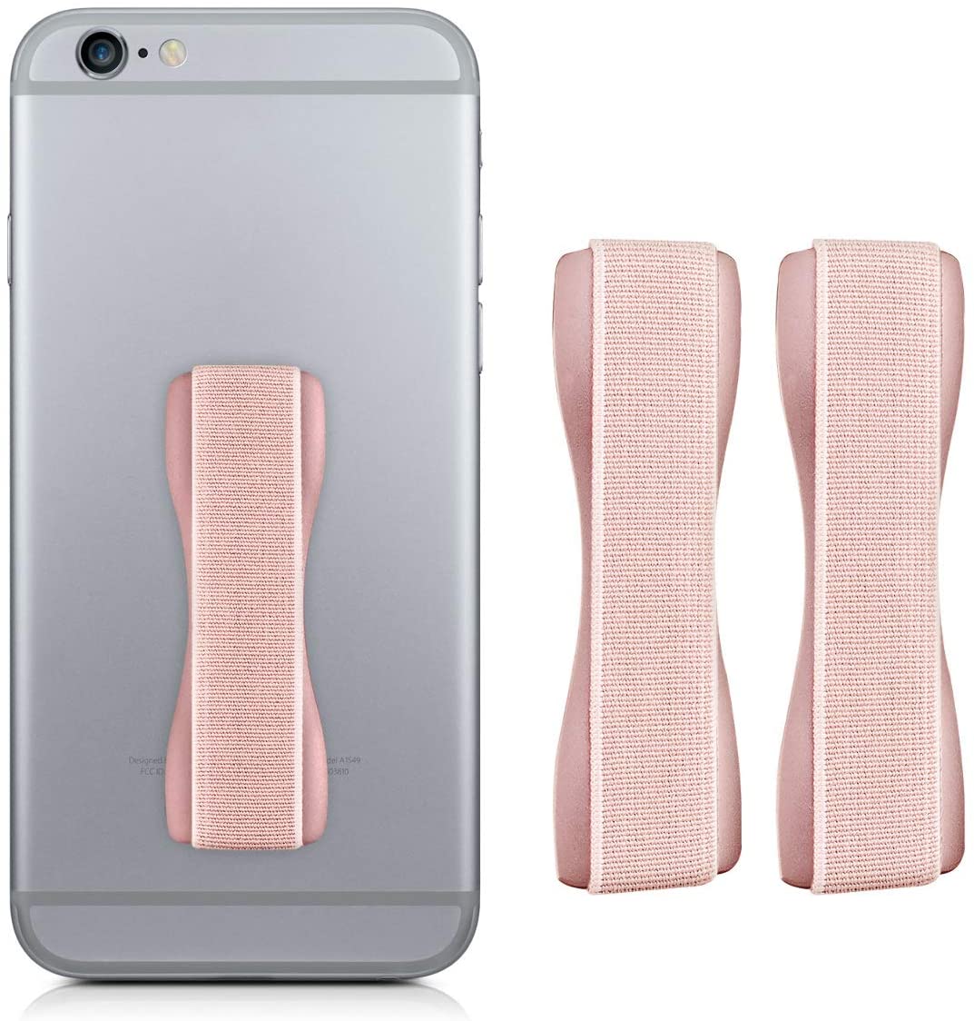 KW Σετ με 3 Finger Holders for Smartphones / iPhones - Αξεσουάρ για Εύκολο Κράτημα με Ένα Χέρι - Pink - 43997.04