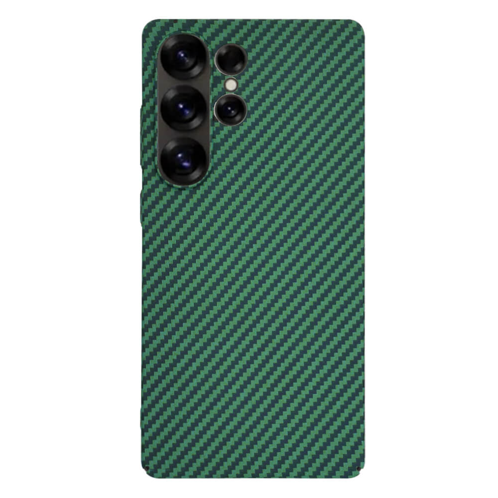 Techsuit Samsung Galaxy S25 Ultra Σκληρή Θήκη Carbonite FiberShell - Green