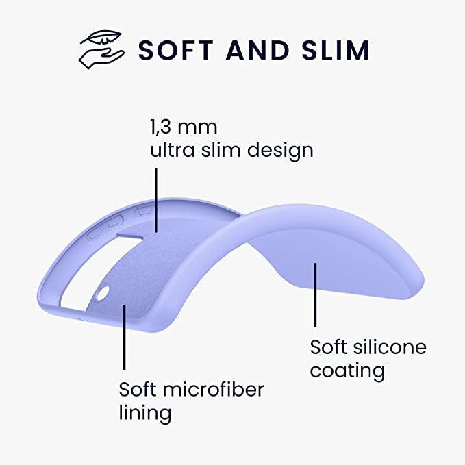 KW Samsung Galaxy S22 Plus Θήκη Σιλικόνης Rubberized TPU - Lavender - 57569.108