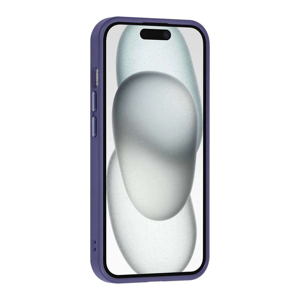 Tuniq iPhone 15 - Σκληρή Θήκη με Πλαίσιο Σιλικόνης - Μοβ / Διάφανο