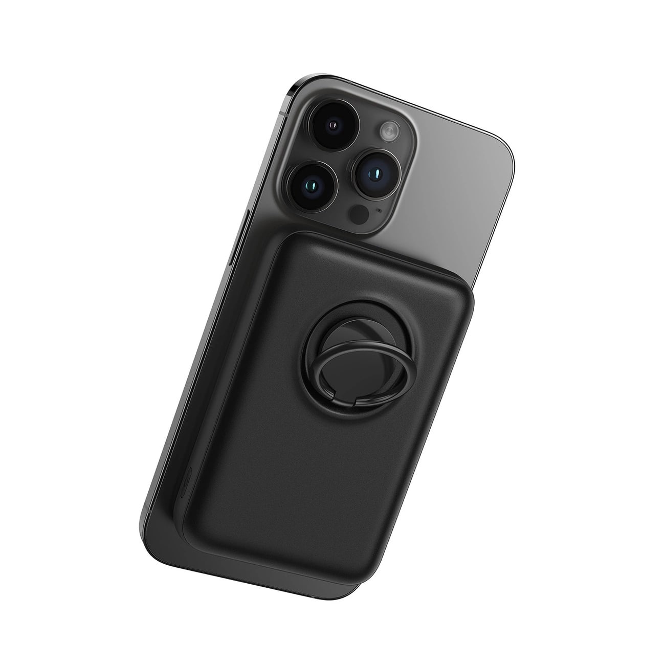 Joyroom JR-W050 20W Magnetic MagSafe PowerBank 10000mAh Ασύρματο MagSafe PowerBank με 1 Θύρα USB και 1 Θύρα Type-C και Ring Holder - Black