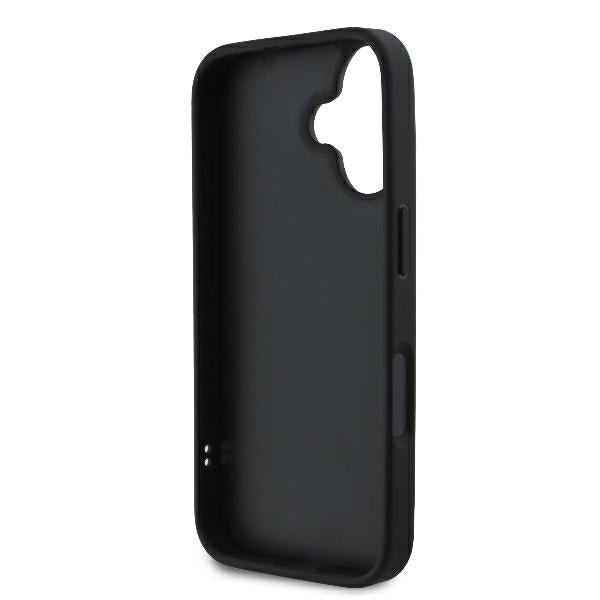 Karl Lagerfeld iPhone 16 - Quilted Signature - Θήκη με Επένδυση Συνθετικού Δέρματος - Black - KLHCP16SPQDSMGK