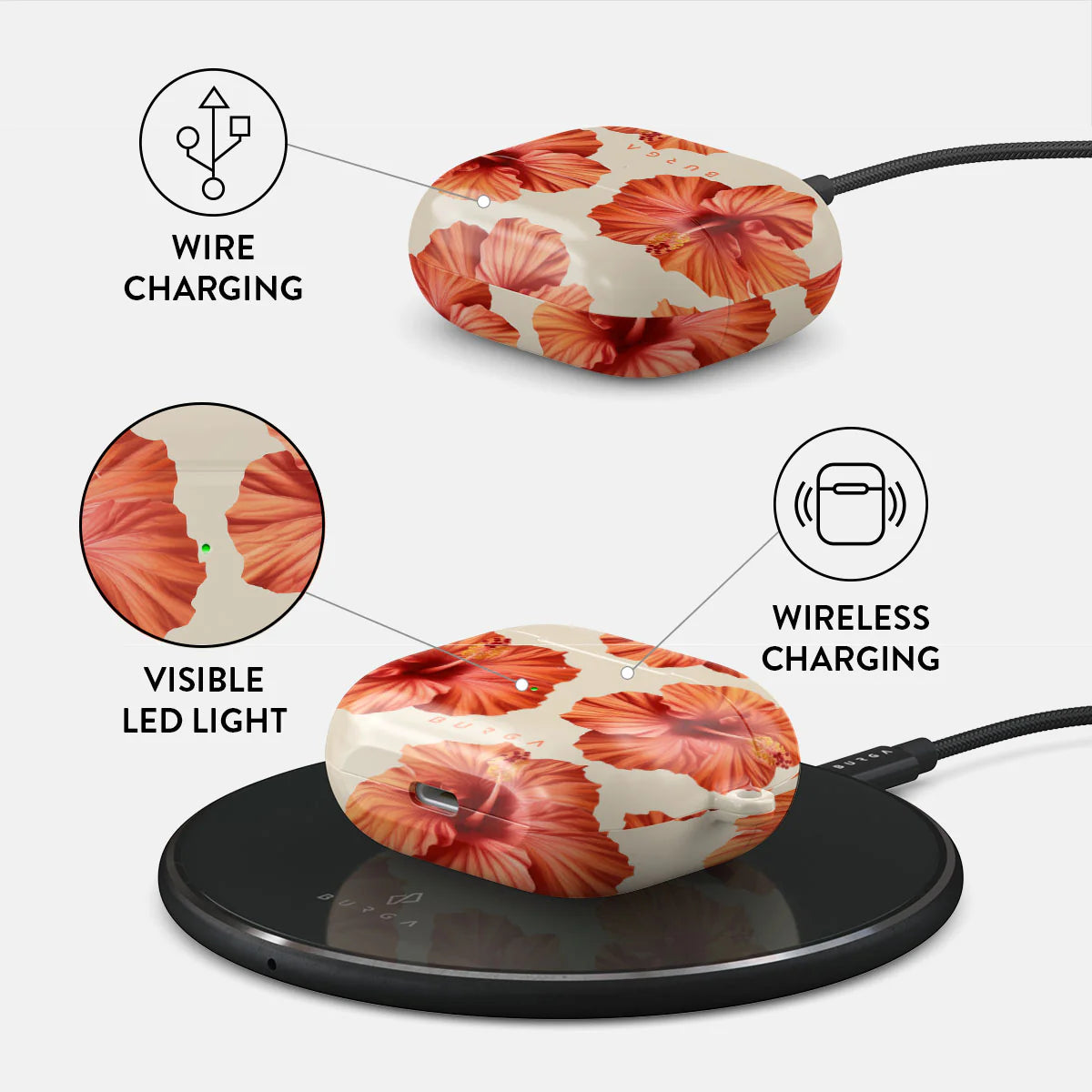 Burga AirPods 3 Σκληρή Θήκη - Bonita