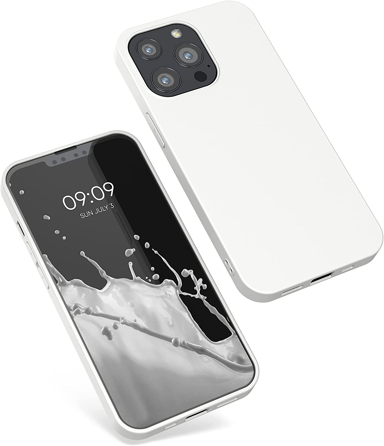 KW iPhone 13 Pro Θήκη Σιλικόνης TPU - White - 55958.02