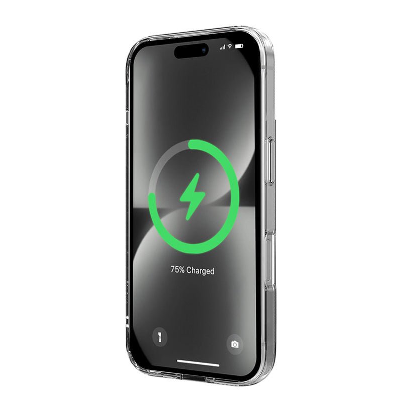 Crong iPhone 16 Pro Max Clear Mag Cover - Σκληρή Θήκη με Πλαίσιο Σιλικόνης και MagSafe - Clear