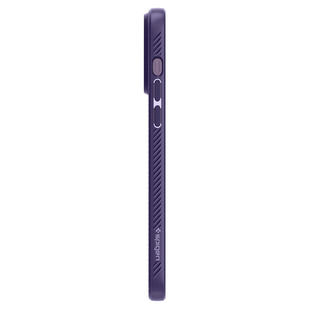 Spigen iPhone 14 Pro Liquid Air Θήκη Σιλικόνης - Deep Purple
