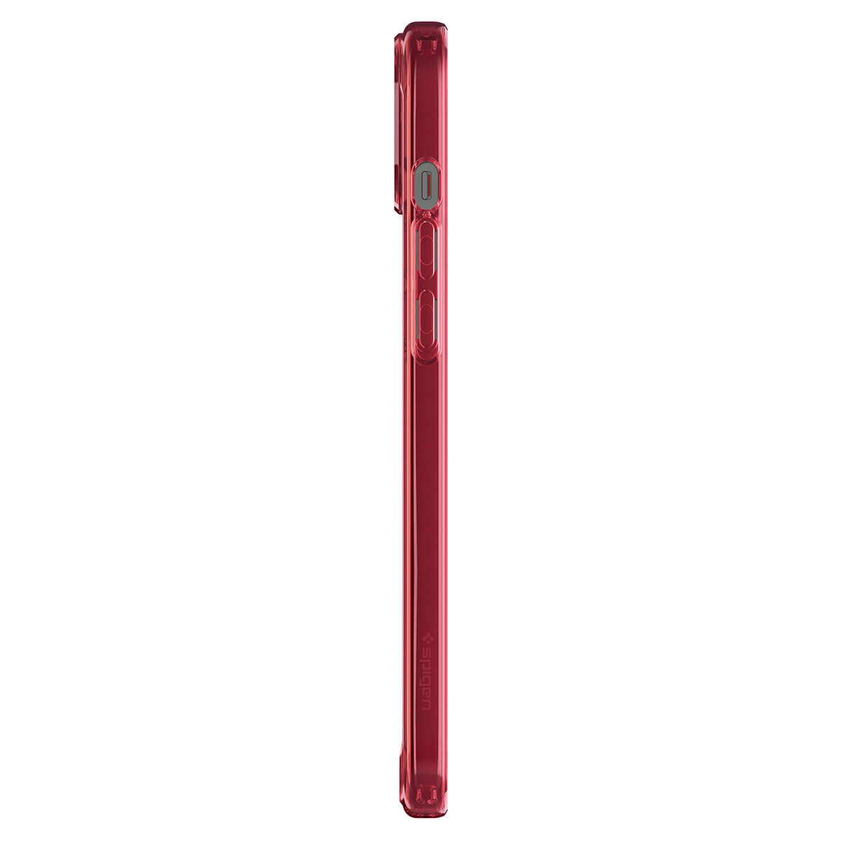 Spigen iPhone 15 Plus - Ultra Hybrid Σκληρή Θήκη με Πλαίσιο Σιλικόνης - Red Crystal