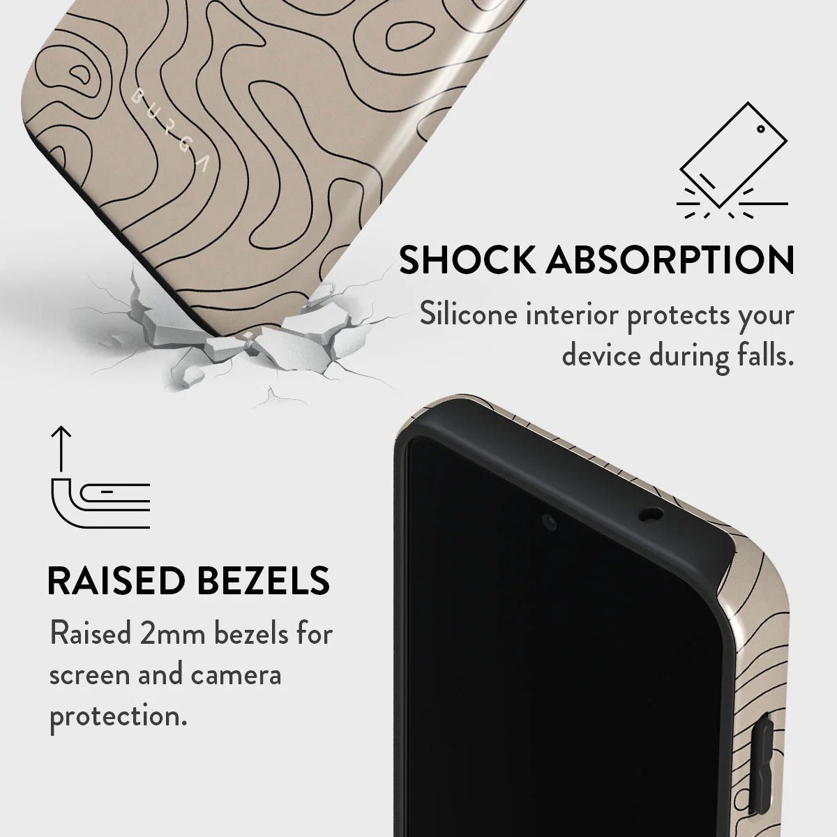 Burga Samsung Galaxy S23 FE Fashion Tough Σκληρή Θήκη - Wild Terrain