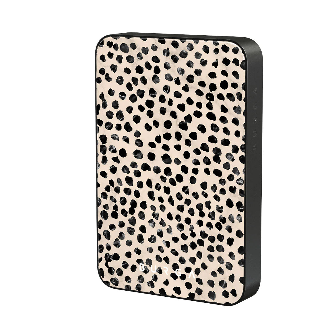 Burga Μαγνητικό Ασύρματο MagSafe PowerBank 5000mAh με Καλώδιο Type-C to Type-C - Gunmetal - Almond Latte