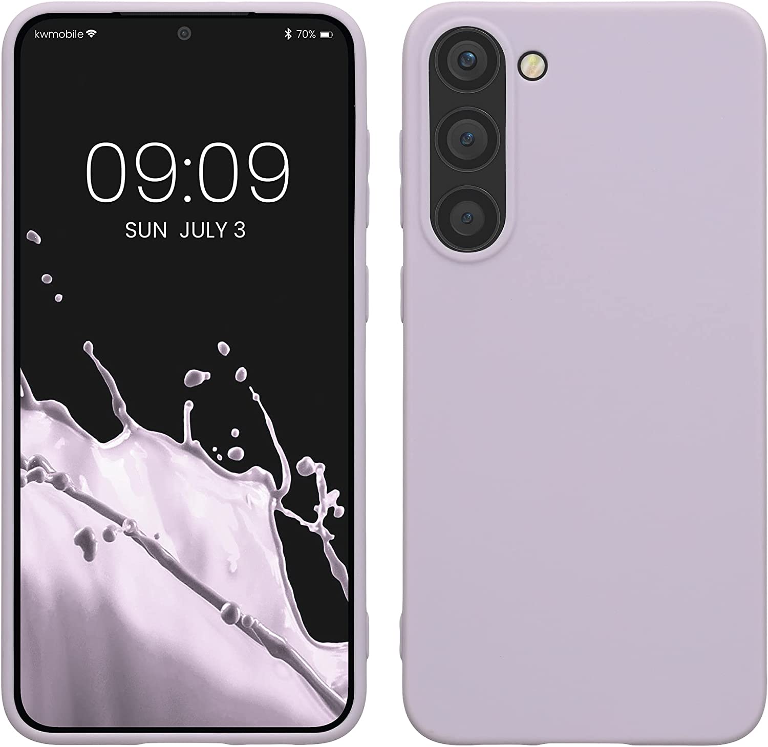 KW Samsung Galaxy S23+ Θήκη Σιλικόνης TPU - Lavender - 60283.108