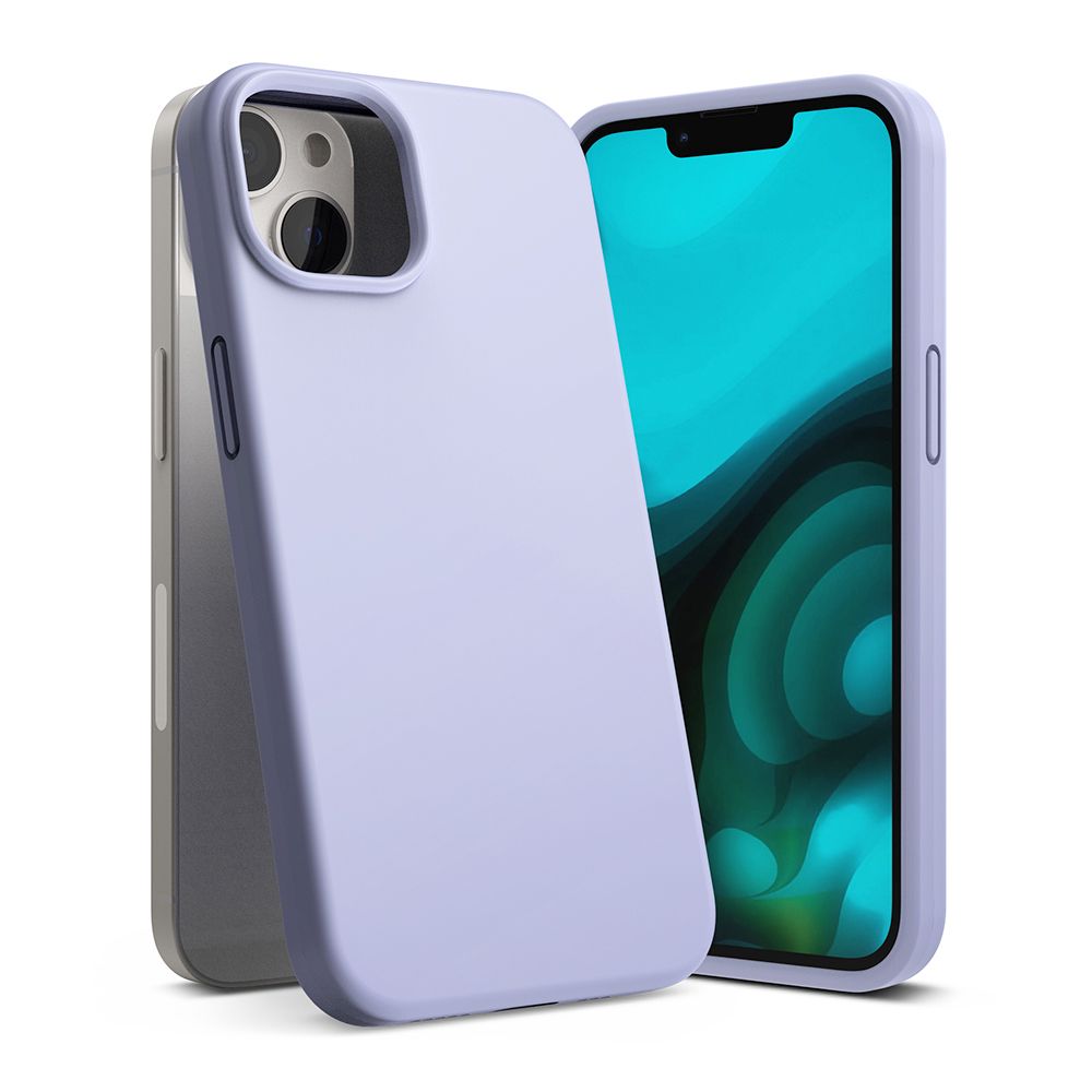 Ringke iPhone 14 Plus / iPhone 15 Plus Silicone Case Θήκη Σιλικόνης - Lavender