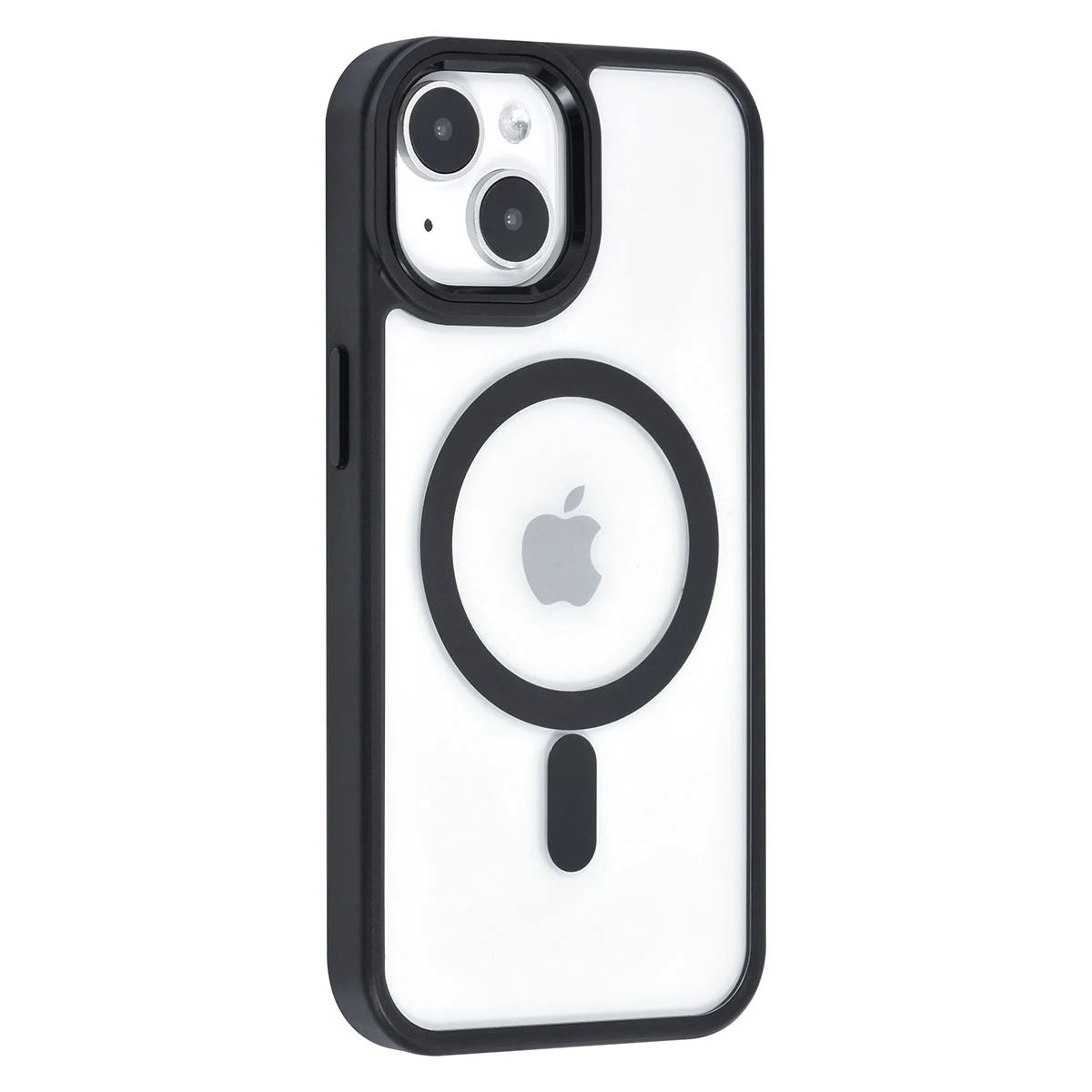 Tuniq iPhone 15 - MagSafe Σκληρή Θήκη με Πλαίσιο Σιλικόνης - Μαύρη / Διάφανη