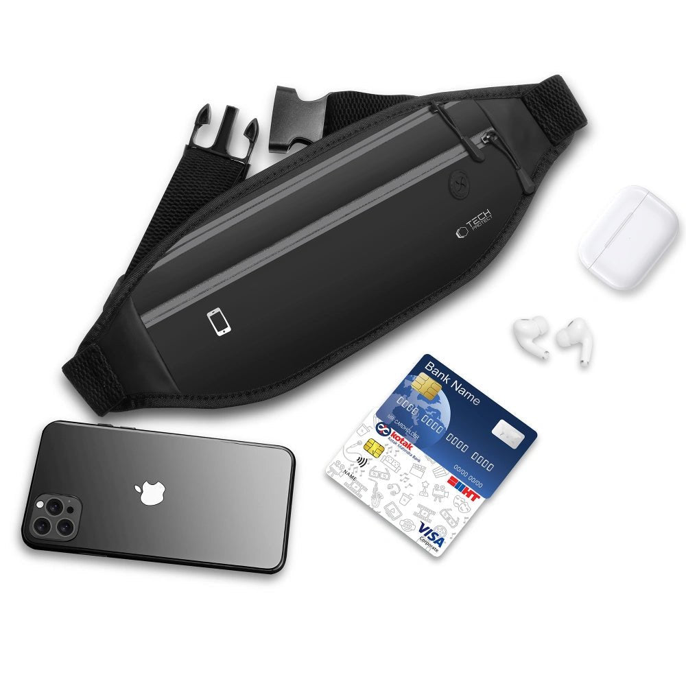 Tech - Protect M7 Αθλητική Τσάντα Μέσης για Κινητά έως 6.9 Ίντσες - Black