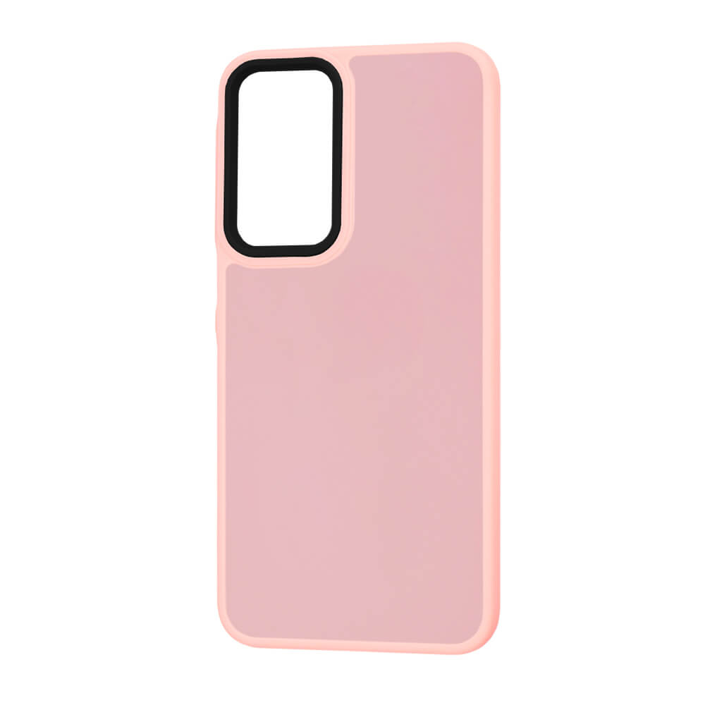 Techsuit Samsung Galaxy A16 4G / A16 5G - HaloFrost Series - Σκληρή Θήκη με Πλαίσιο Σιλικόνης - Pink