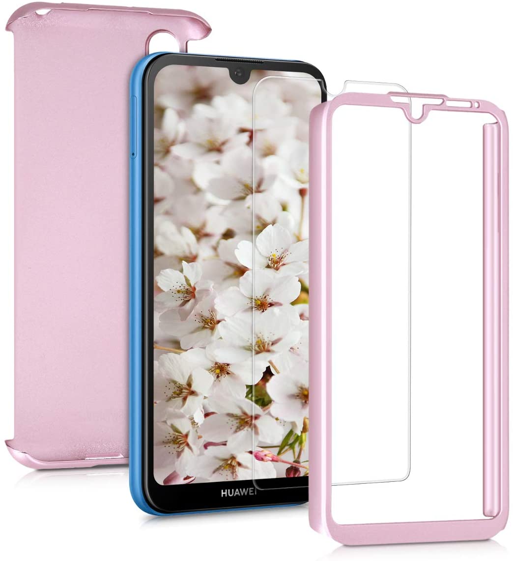 KW Huawei Y5 2019 360 Full Cover and Screen Protector - Metallic Rose Gold - 50580.31