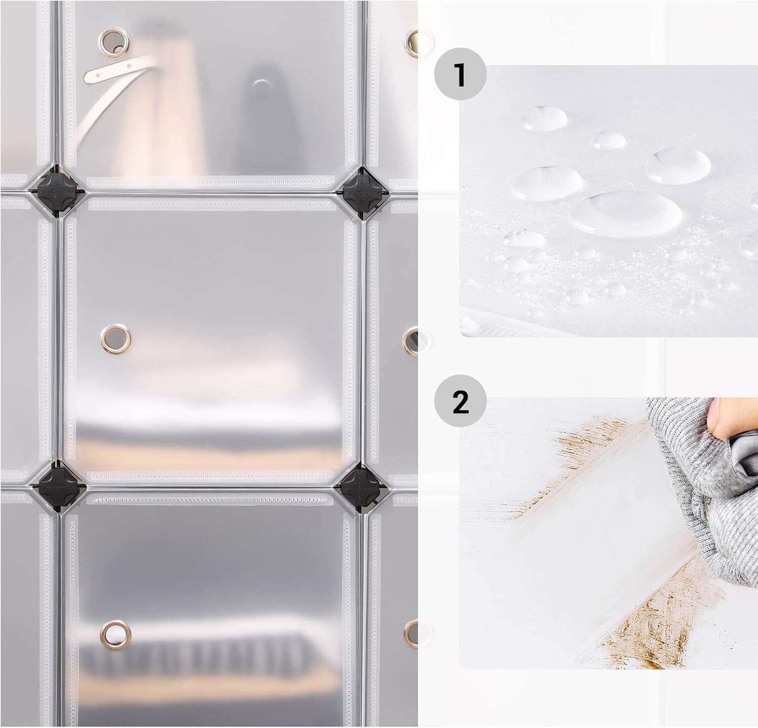 Songmics Σύστημα Αποθήκευσης με 12 Ράφια - White - LPC342W01