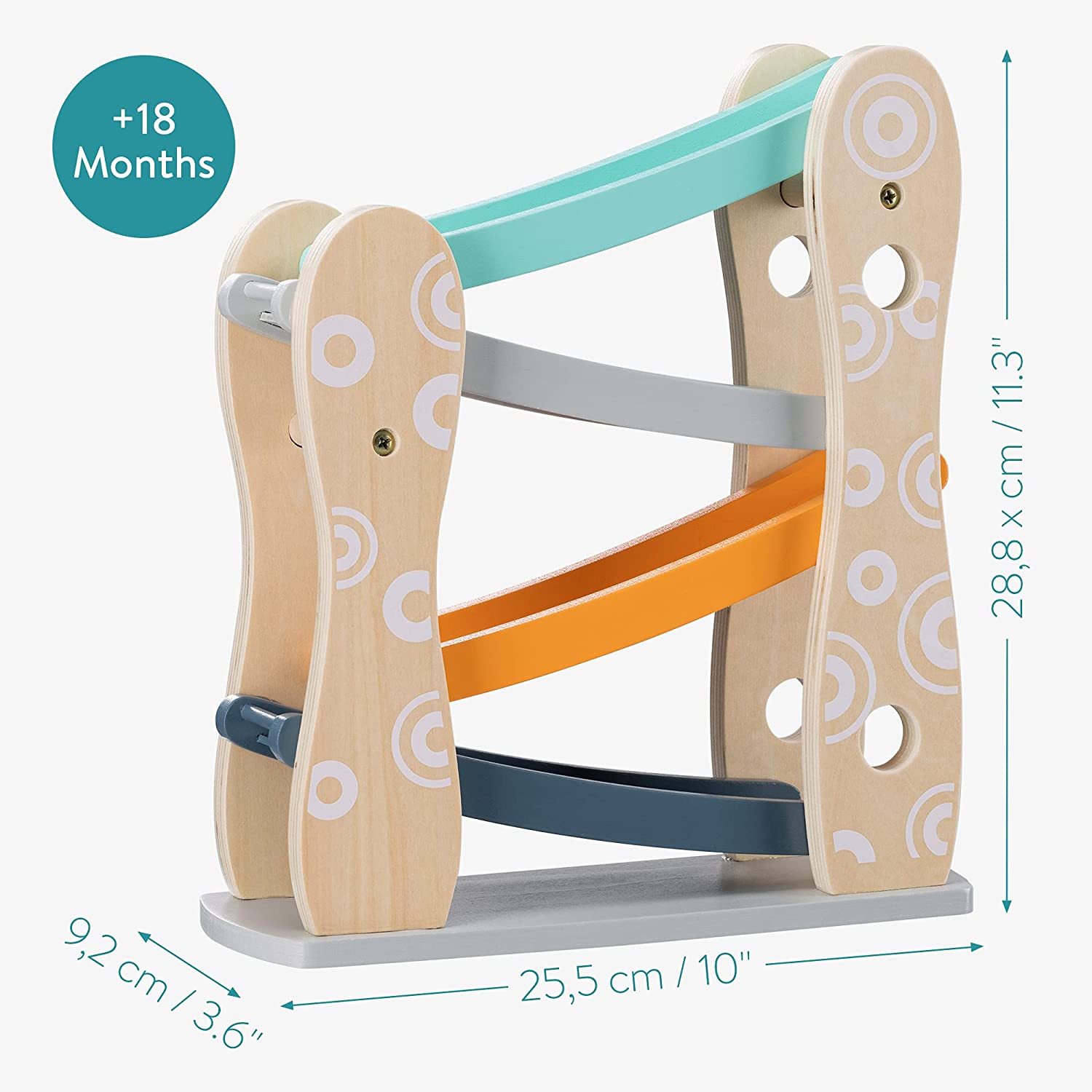 Navaris Ξύλινη Πίστα Αγώνων με 3 Αυτοκινητάκια - 54243.01