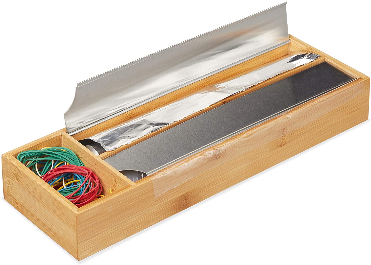 Relaxdays Διανομέας Αλουμινόχαρτου από Μπαμπού - Natural - 4052025274900