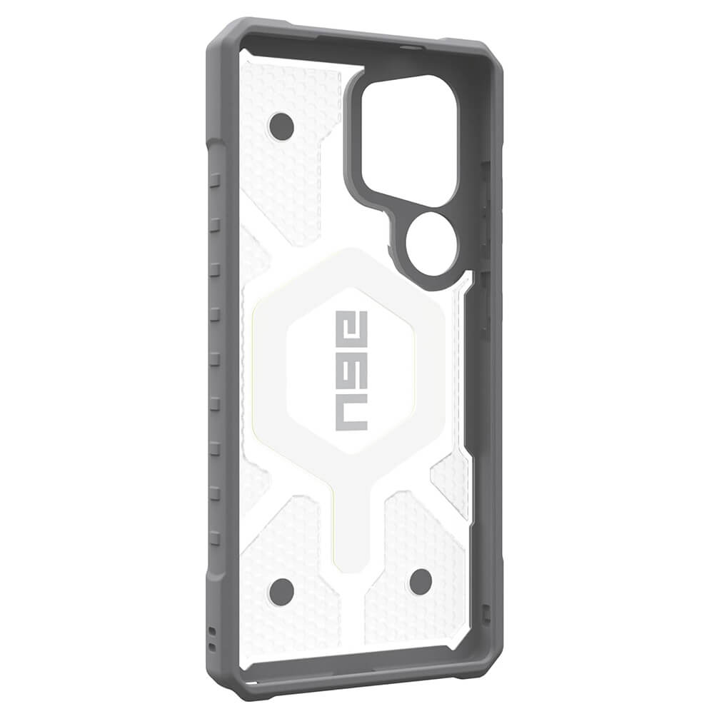 UAG Samsung Galaxy S25 Ultra Pathfinder Clear MagSafe Σκληρή Θήκη με MagSafe και Λουράκι - Active Neon Lanyard