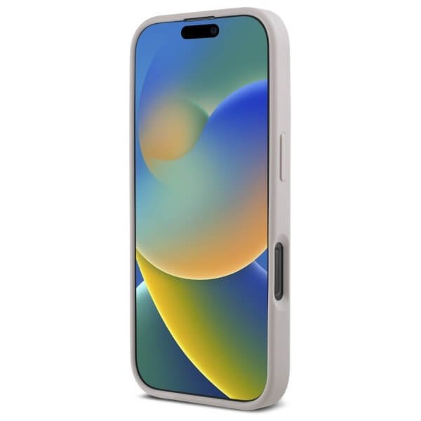Guess iPhone 16 Pro Max - HC PU 4G Small 4G and Classic - MagSafe Σκληρή Θήκη με Επένδυση από Οικολογικό Δέρμα - Pink - GUHMP16XP4SM4MP