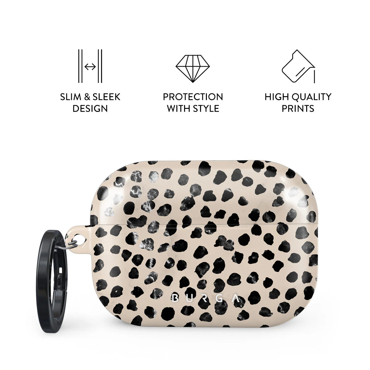 Burga AirPods Pro 2 Σκληρή Θήκη - Almond Latte