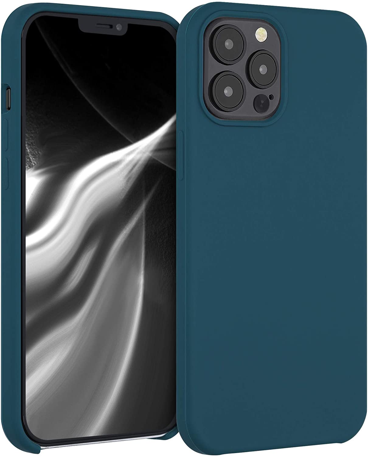 KW iPhone 12 Pro Max Θήκη Σιλικόνης Rubber TPU - Teal Matte - 52644.57