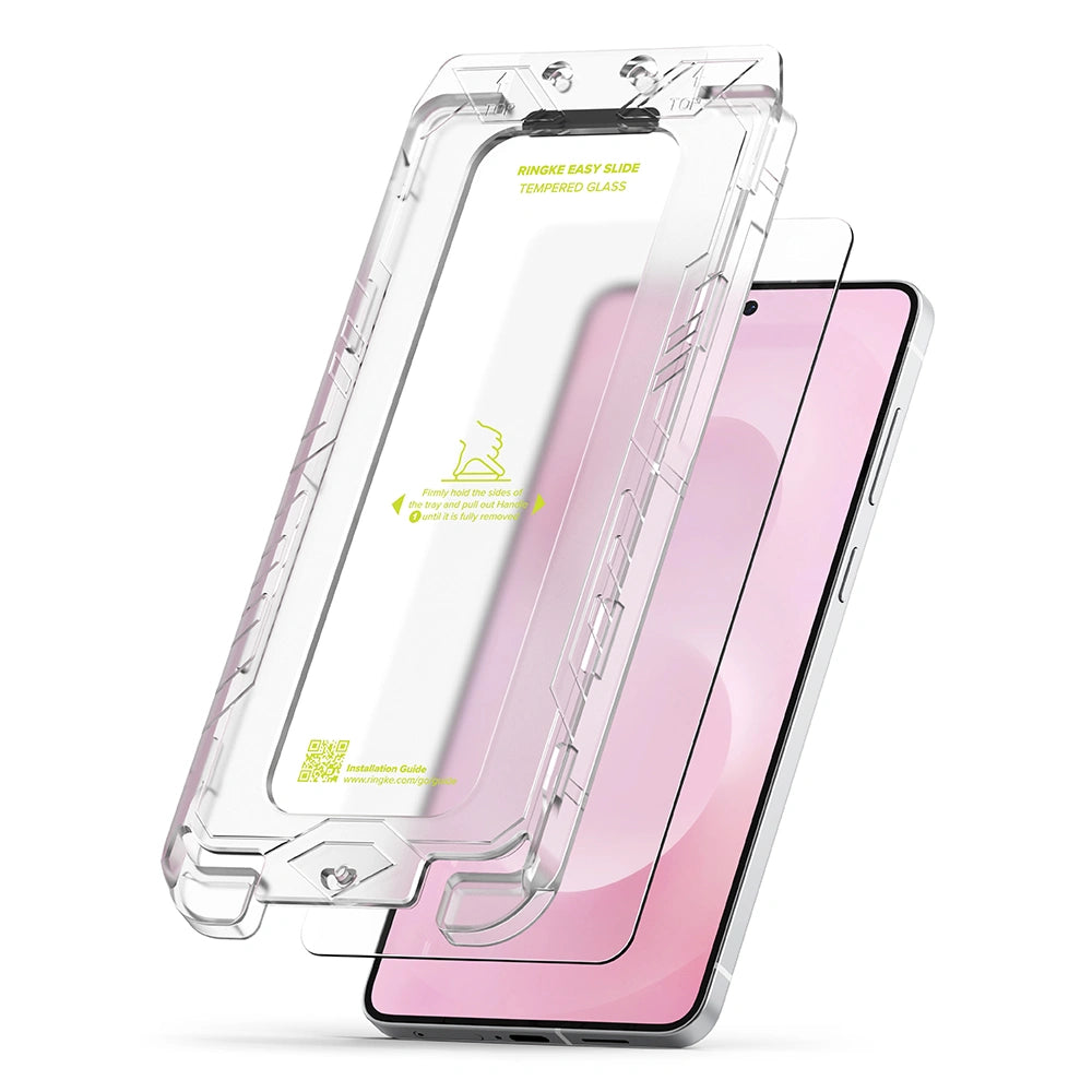 Ringke Samsung Galaxy S25 Edge - Easy Slide 2.5D 9H Αντιχαρακτικό Γυαλί Οθόνης - 2 Τεμάχια - Clear