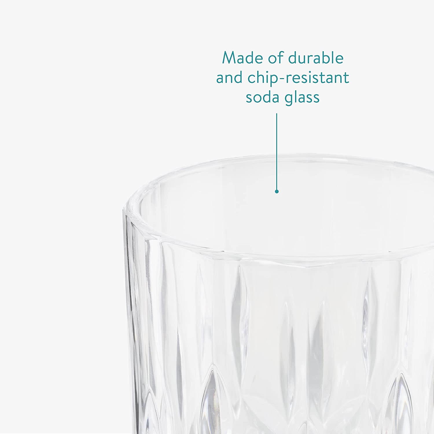 Navaris Σετ με 4 Γυάλινα Ποτήρια Ουίσκι - Διάφανα - 60178.01.04