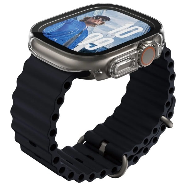 PanzerGlass Θήκη Apple Watch Ultra (1/2/3) - 49mm - Full Body Slim με Προστασία Οθόνης - Διάφανη
