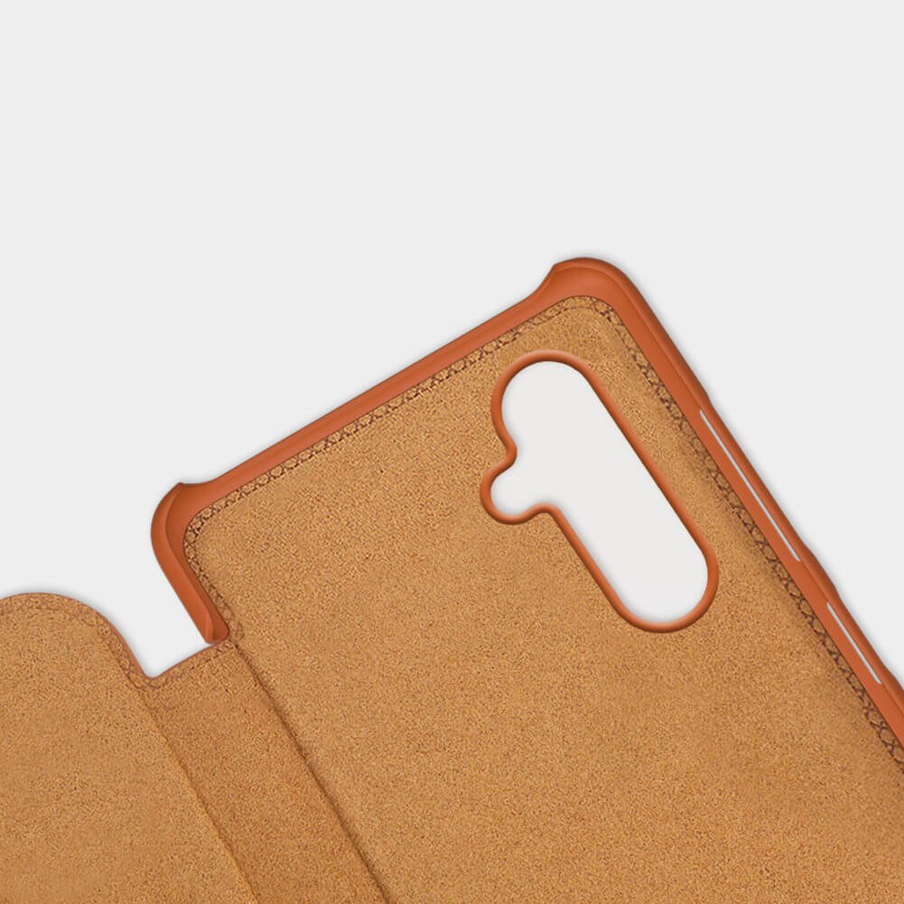 Nillkin Samsung Galaxy A14 5G Qin Leather Flip Book Case Θήκη Βιβλίο - Brown