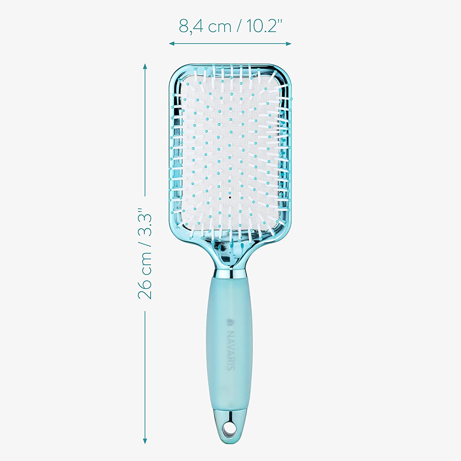 Navaris Βούρτσα Μαλλιών - Blue / White - 55073.01