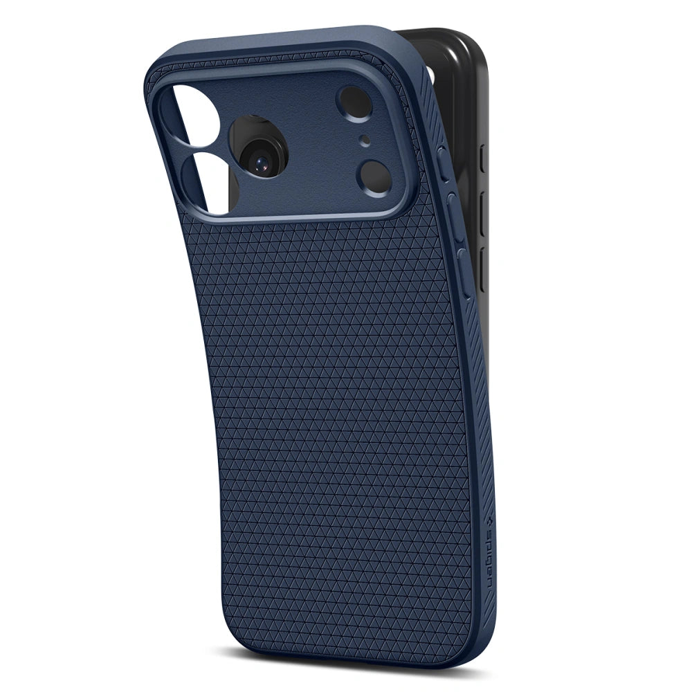 Spigen iPhone 17 Pro Max - Liquid Air - Θήκη Σιλικόνης - Navy Blue