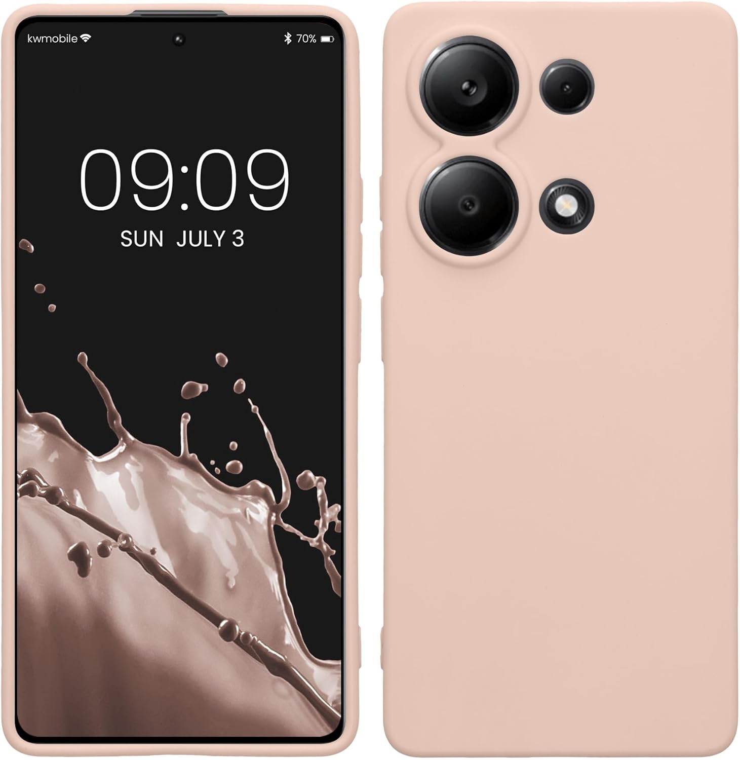 KW Xiaomi Redmi Note 13 Pro 4G Θήκη Σιλικόνης TPU - Coconut Swirl
