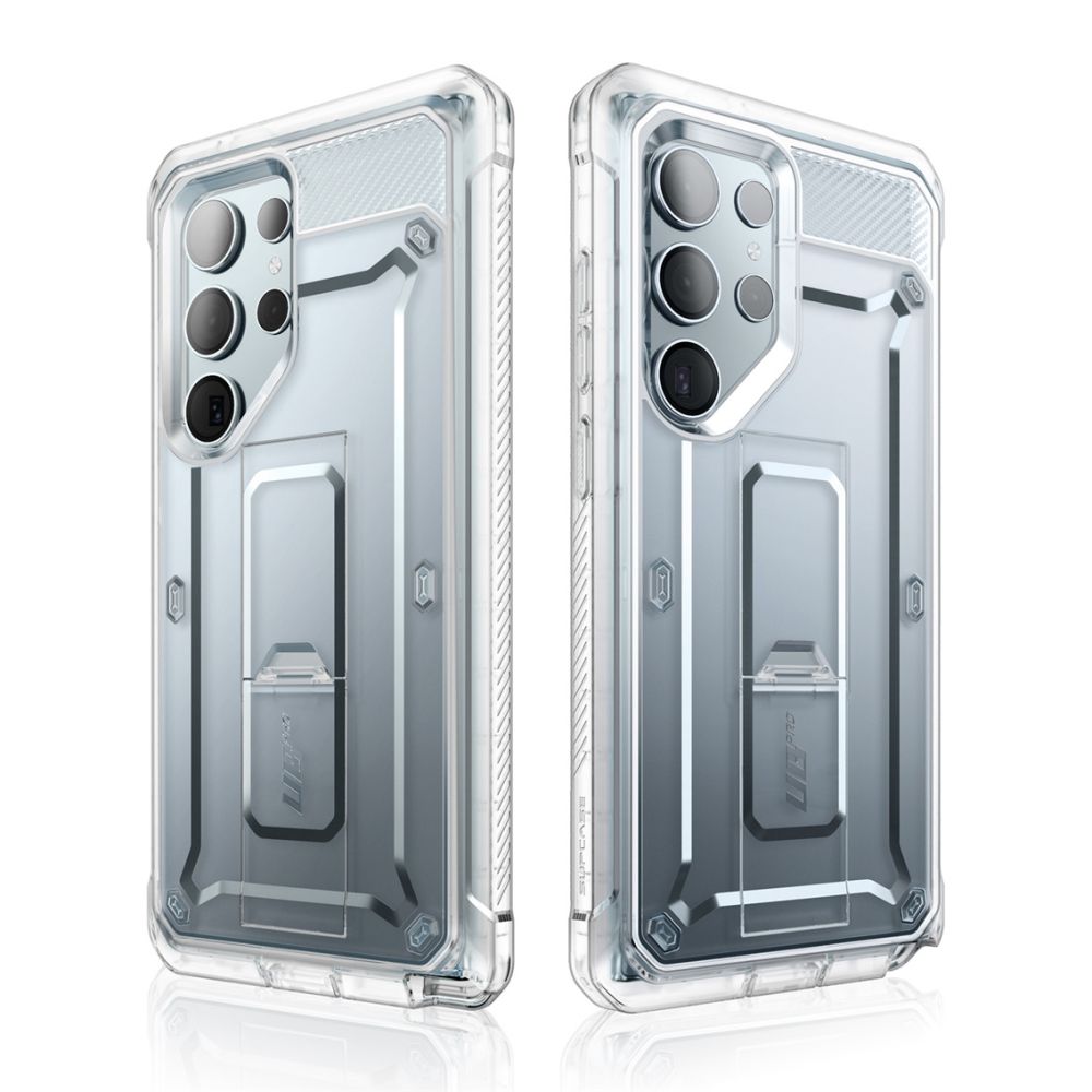 Supcase Samsung Galaxy S24 Ultra Unicorn Beetle Pro 2 Σκληρή Θήκη με Προστασία Οθόνης και Stand - Clear