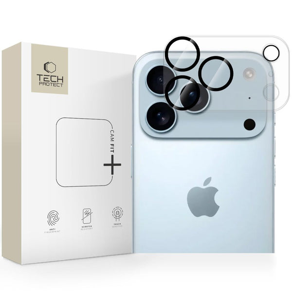 Tech-Protect iPhone 17 Pro Cam Fit+ Αντιχαρακτικό Γυαλί για την Κάμερα - Διάφανο