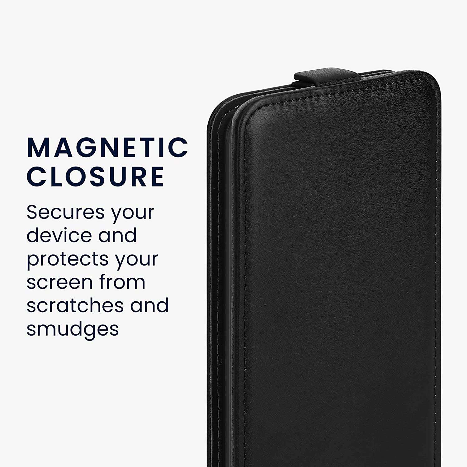 KW Samsung Galaxy A03s Θήκη Δερματίνη Flip - Black - 56520.01